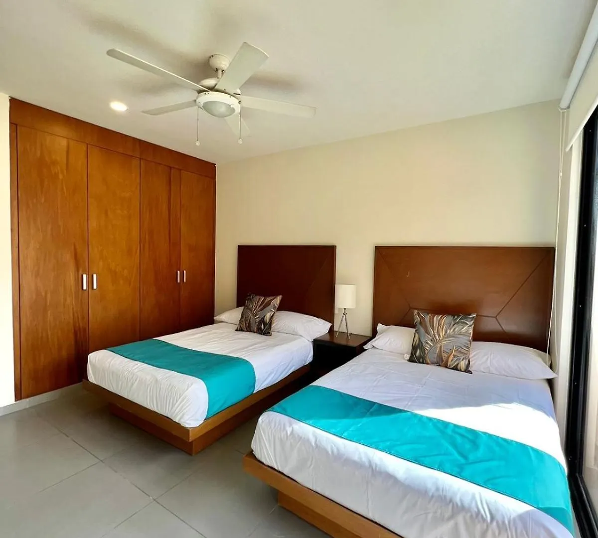 Апартаменты Lujoso Departamento En El Corazon De Playa Плая-дель-Кармен